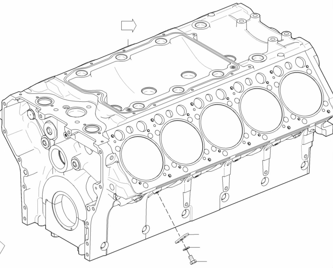 Used OEM MTU Series 2000 Engine Parts