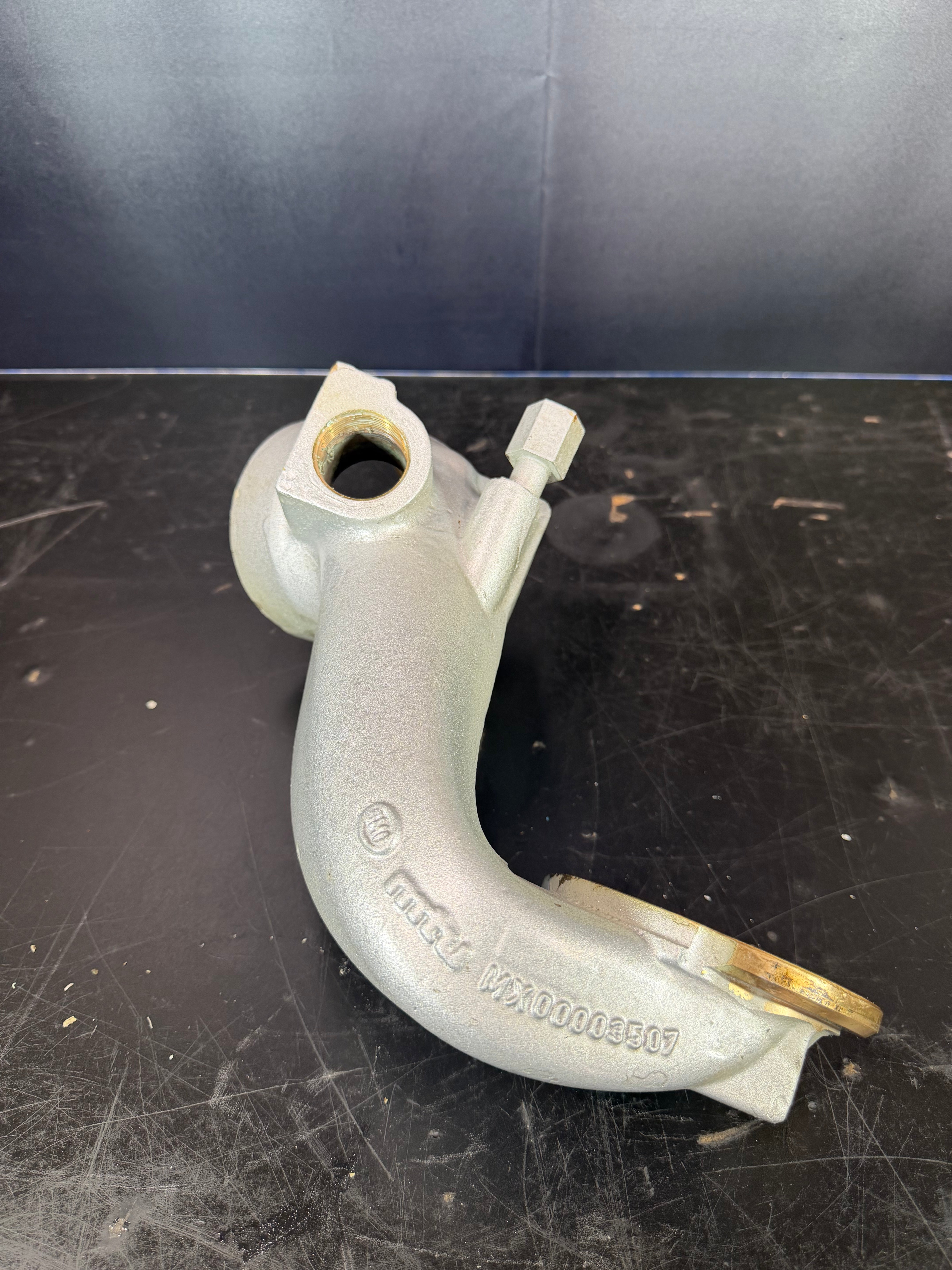 MTU X00003420 Elbow to Plate-Core Cooler – Series 2000