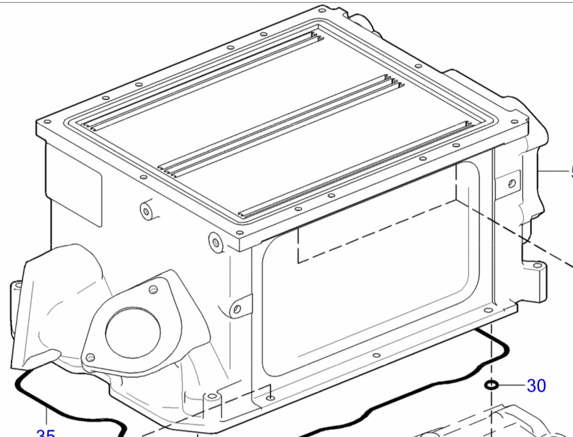 MTU X00004329 Intercooler / Charge Air Cooler – Series 2000